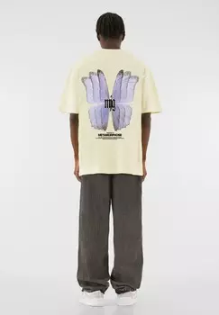 Футболка с принтом TRANSFORMATION MJ Gonzales, светло-желтый