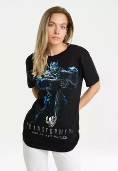 Футболка с принтом TRANSFORMERS AGE OF EXTINCTION OPTIMUS PRIME LOGOSHIRT, цвет schwarz