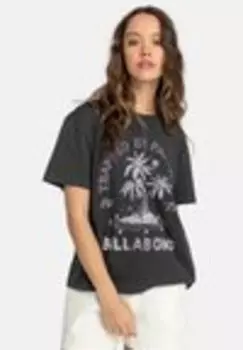 Футболка с принтом TRAPPED IN PARADISE Billabong, черный