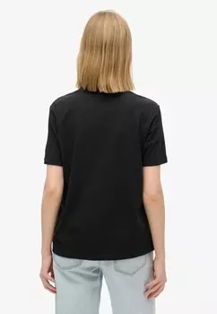 Футболка с принтом TRAVEL SOUVENIR Superdry, черный