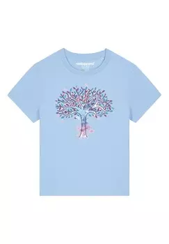 Футболка с принтом TREE OF LIFE watapparel, светло-голубой