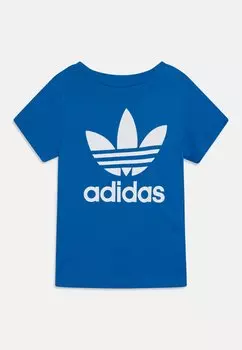 Футболка с принтом TREFOIL TEE JUNIOR adidas Originals, цвет bluebird