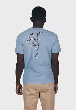 Футболка с принтом Trendsplant, светло-синий