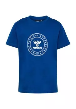 Футболка с принтом TRES CIRCLE Hummel, цвет estate blue