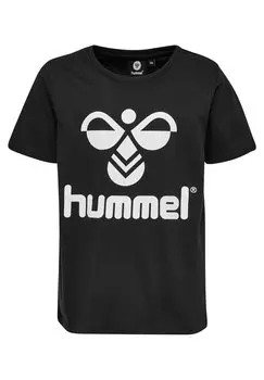Футболка с принтом TRES Hummel, цвет black