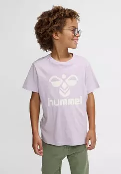 Футболка с принтом TRES Hummel, цвет orchid petal