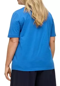 Футболка с принтом Triangle, синий