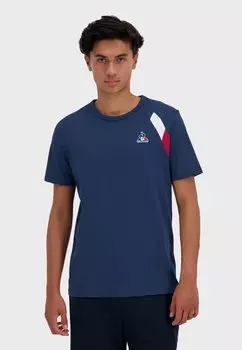 Футболка с принтом TRICOLORE le coq sportif, синий