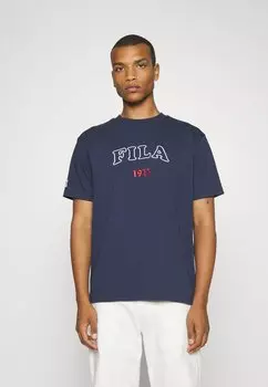 Футболка с принтом TRIPOLI UNISEX Fila, ирис черный