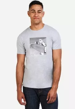 Футболка с принтом TROOPER SURF Star Wars, серый