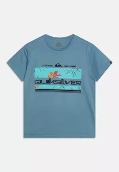 Футболка с принтом TROPICAL RAINBOW Quiksilver, цвет blue shadow