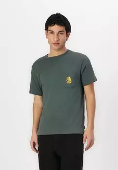 Футболка с принтом TROPICALES Billabong, зеленый