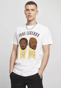 Футболка с принтом TRUE LEGENDS Mister Tee, белый