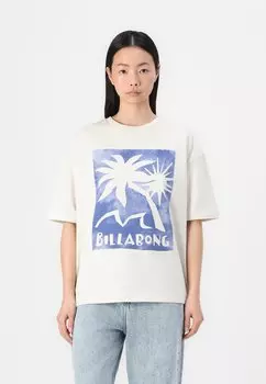 Футболка с принтом TRUE TIDES TEE Billabong, белый