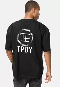 Футболка с принтом Trueprodigy, черный