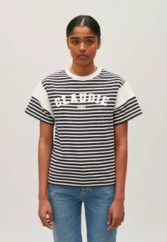 Футболка с принтом Tucan Claudie Pierlot, цвет bicolore