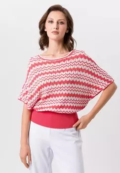 Футболка с принтом TUZZI, светло-красный