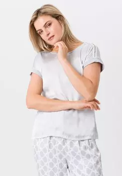 Футболка с принтом TUZZI, светло-серый