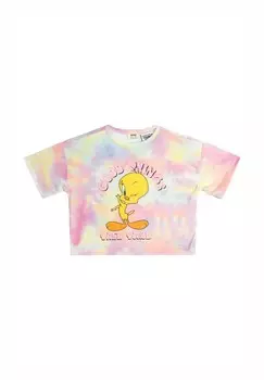 Футболка с принтом TWEETY LICENSED Koton, розовый
