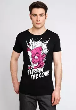 Футболка с принтом TWO-FACE LOGOSHIRT, цвет black