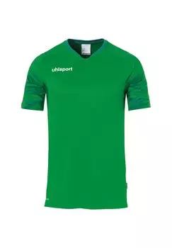 Футболка с принтом uhlsport, цвет grn lagune