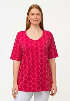 Футболка с принтом Ulla Popken