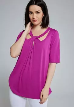 Футболка с принтом Ulla Popken