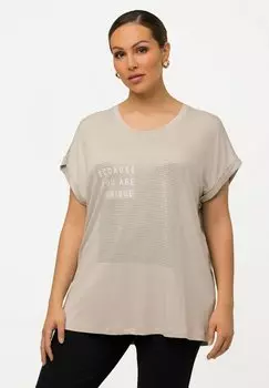 Футболка с принтом Ulla Popken