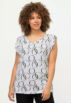 Футболка с принтом Ulla Popken