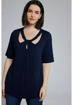 Футболка с принтом Ulla Popken