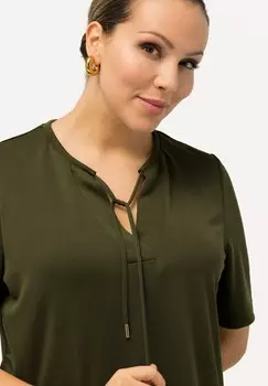 Футболка с принтом Ulla Popken, зеленый