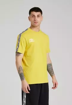 Футболка с принтом Umbro, желтая
