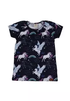 Футболка с принтом UNICORNS Walkiddy, цвет dunkel blau