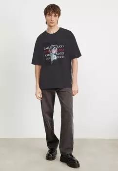 Футболка с принтом УНИСЕКС Carlo Colucci, черный