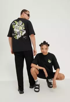 Футболка с принтом УНИСЕКС YOURTURN, черный