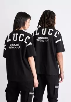 Футболка с принтом UNISEX Carlo Colucci, черный