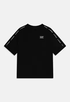 Футболка с принтом UNISEX EA7 Emporio Armani, черный