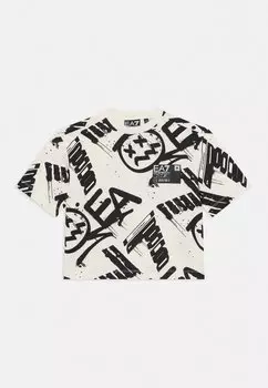 Футболка с принтом UNISEX EA7 Emporio Armani, белый