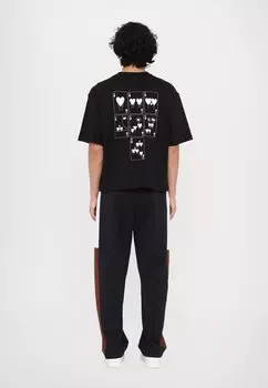 Футболка с принтом UNISEX EA7 Emporio Armani, черный