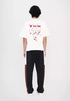 Футболка с принтом UNISEX EA7 Emporio Armani, белый