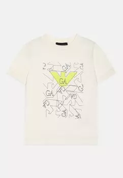 Футболка с принтом Unisex Emporio Armani, белый