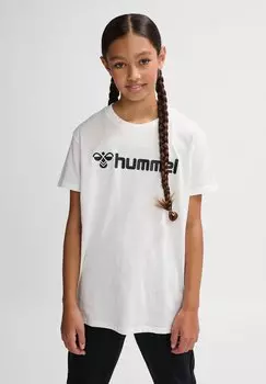 Футболка с принтом UNISEX Hummel, белый