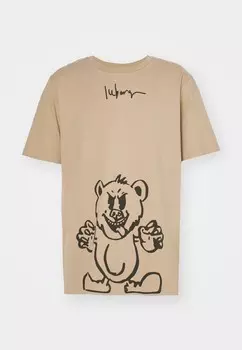 Футболка с принтом UNISEX Iceberg, коричневый