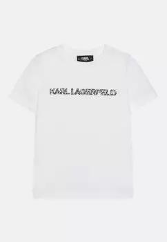 Футболка с принтом UNISEX Karl Lagerfeld, цвет white