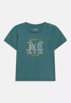 Футболка с принтом UNISEX Makia, цвет jasper green
