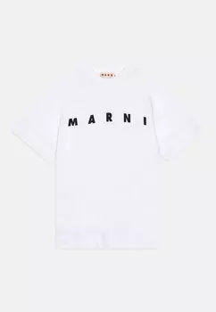 Футболка с принтом Unisex Marni, белый