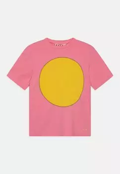 Футболка с принтом UNISEX Marni, цвет light candy pink