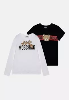 Футболка с принтом UNISEX SET MOSCHINO, белый