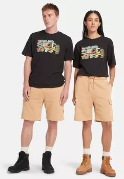 Футболка с принтом UNISEX Timberland, черный