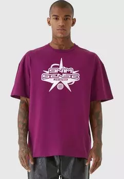 Футболка с принтом Unisex Universe 9N1M SENSE, цвет aubergine
